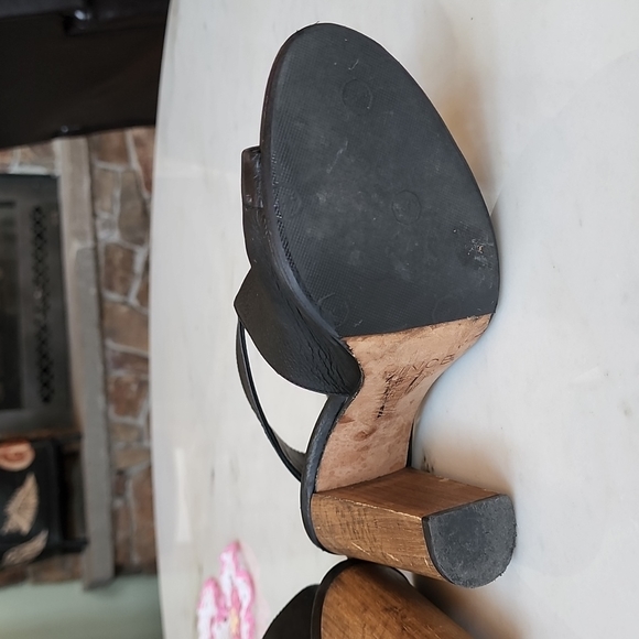 Vince Vero Cu010 black leather sandals size 7.5 (Eur 37.5) - Picture 10 of 11